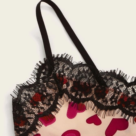 LAST 1! Heartbreaker Cami lacie lingerie babydoll - Picture 4 of 5